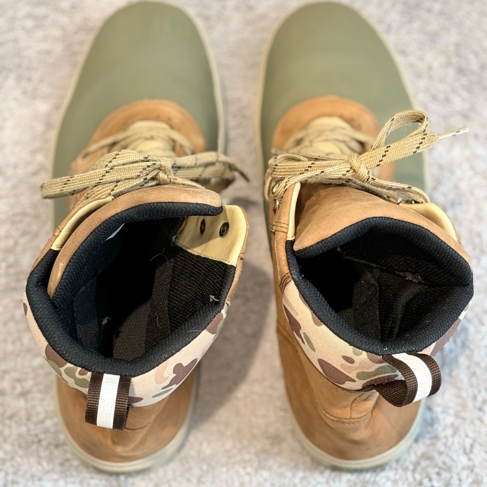 Xtratuf Men’s Tan, Green, and Camo Deck Boots size 13 - Picture 4 of 6